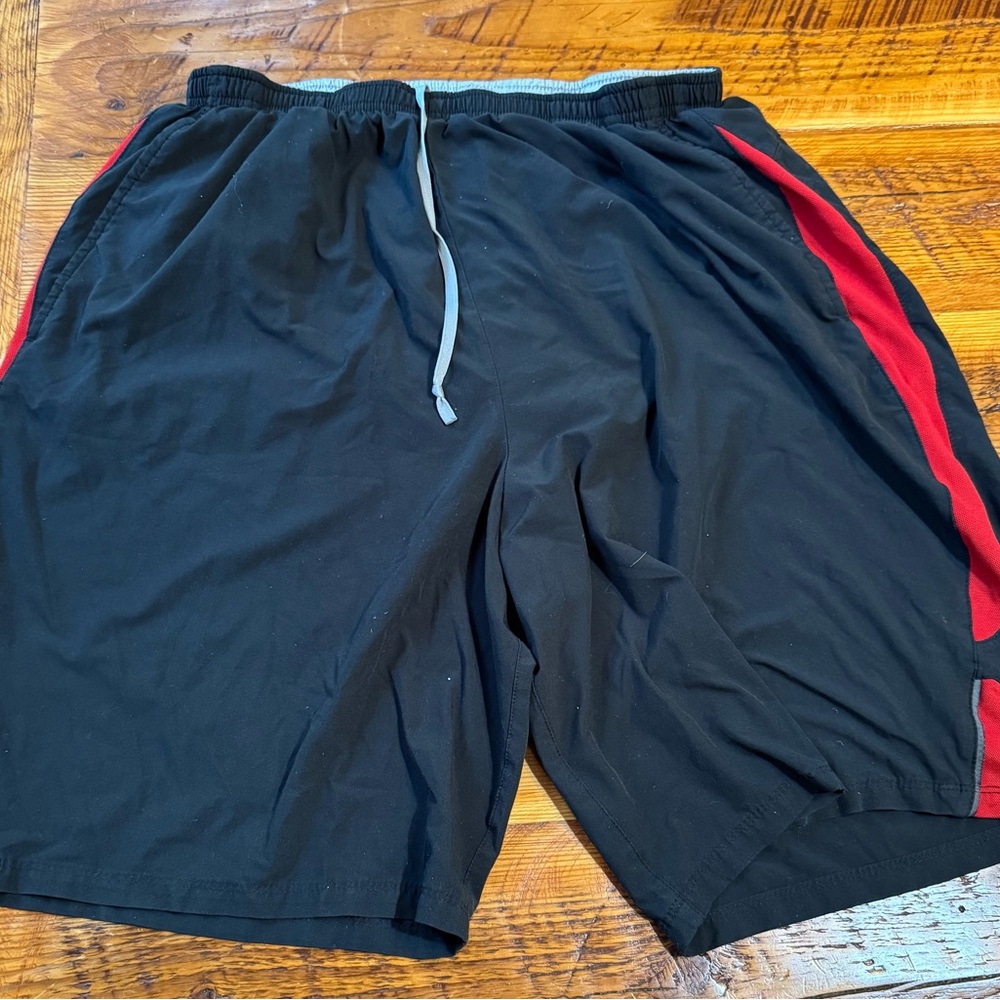 Black and Red Men's Nike Fit Athletic Shorts